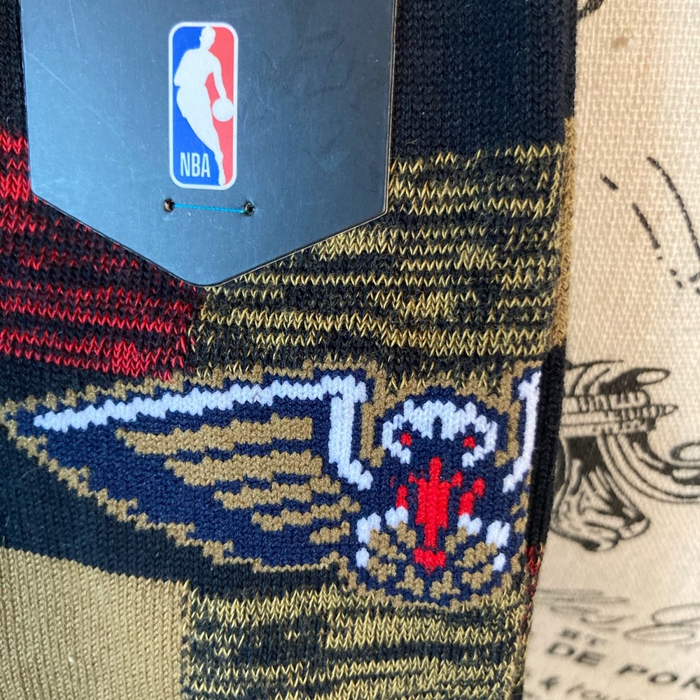 NWT Stance official NBA NOLA New Orleans Pelicans Men's Socks Large